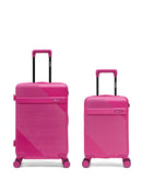 Lot de 2 Valises Rigides Taille Moyenne et Cabine XS WOHLEN