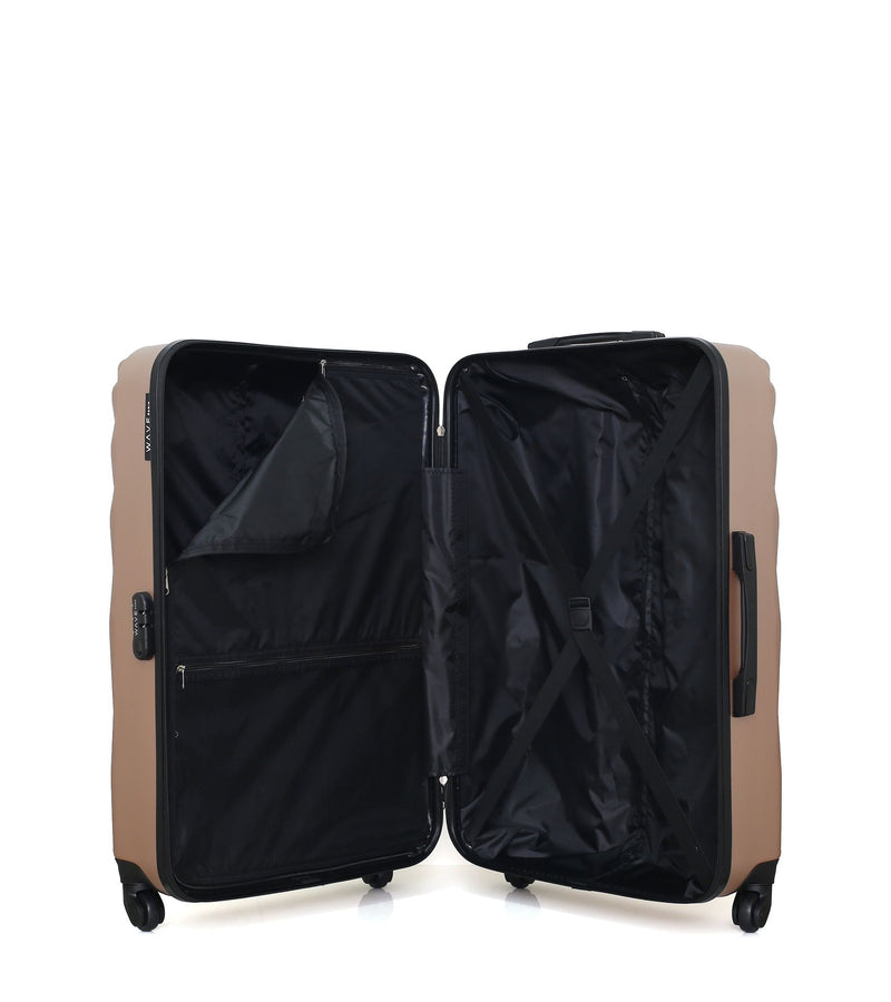 Lot de 2 Valises Rigides Grand Format et Cabine DANUBE