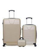 WAVE PARIS - LOT DE 3 - Valises grand format, cabine et vanity SELENGA