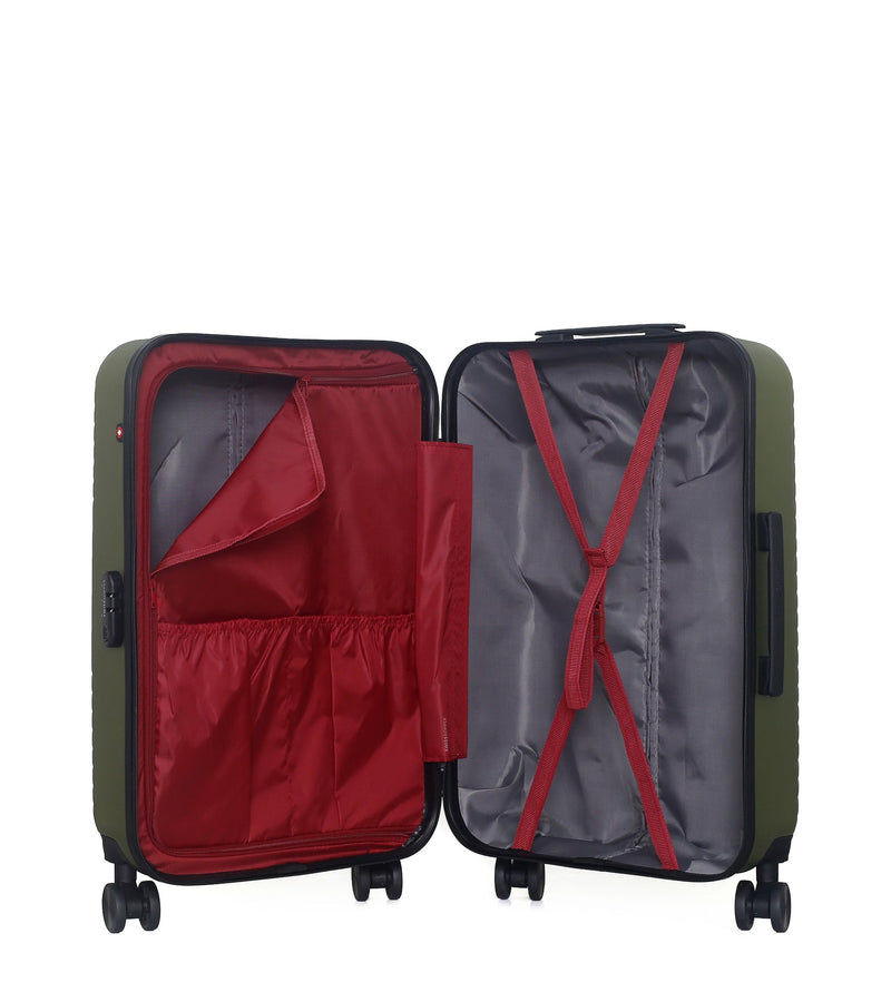 Lot de 4 Valises weekend, valise cabine, valise cabine XXS et vanity SPIEZ