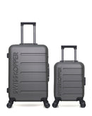 Lot de 2 Valises Rigides Taille Moyenne et Cabine XXS AIGLE