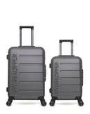 Lot de 2 Valises Rigides Taille Moyenne et Cabine AIGLE