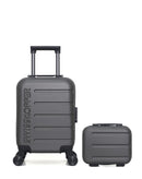 Lot de 2 Valises Rigides Cabine XXS et Vanity AIGLE