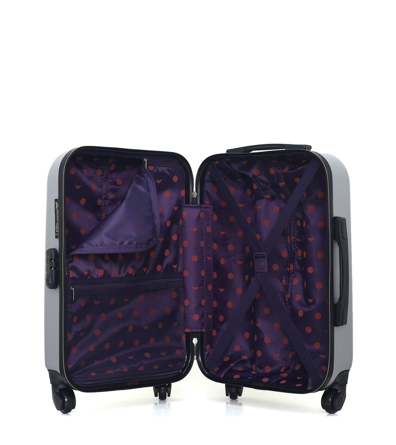 Lot de 2 Valise Cabine et Vanity Rigide ELEONOR