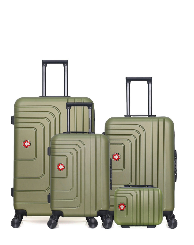 Lot de 4 Valises Rigides Grand Format, Taille Moyenne, Cabine et Vanity RUTI