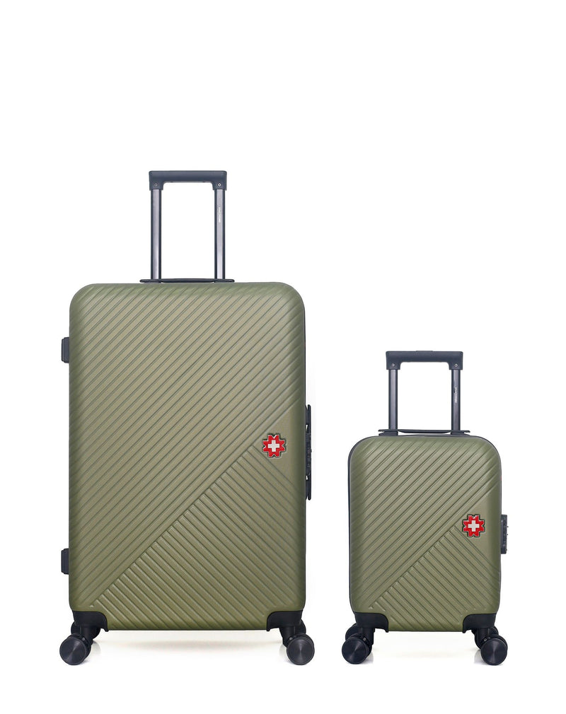 Lot de 2 Valises Rigides Grand Format et Cabine XXS SPIEZ