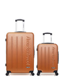 Lot de 2 Valises Rigides Grand Format et Cabine BRONX