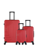 Lot de 3 Valises Rigides Grand Format, Cabine et Cabine XXS RUTI