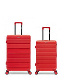 Lot de 2 Valises Rigides Grand Format et Taille Moyenne LUGANO