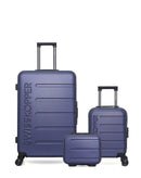 Lot de 3 Valises Rigides Grand Format, Cabine XXS et Vanity AIGLE