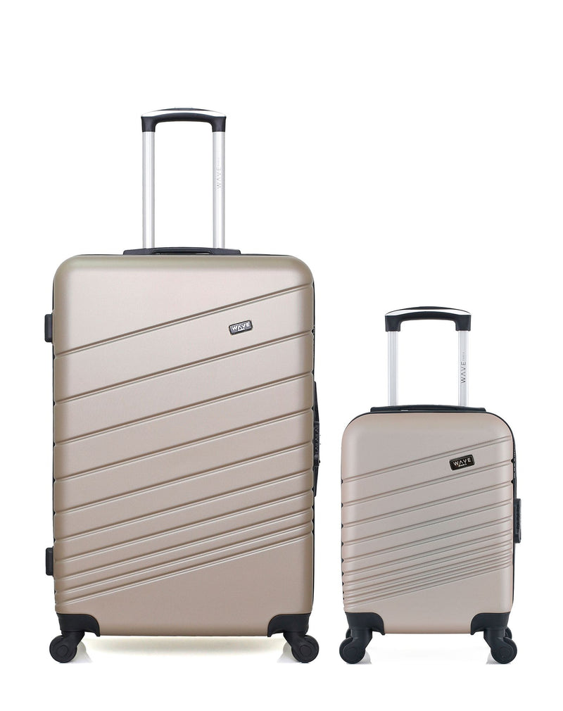 Lot de 2 Valises Rigides Grand Format et Cabine XXS TIGRE