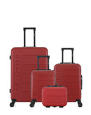 Lot de 4 Valises Rigides Grand Format, Cabine, Cabine XXS et Vanity AIGLE