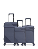 Lot de 3 Valises Rigides Taille Moyenne, Cabine et Cabine XS WOHLEN