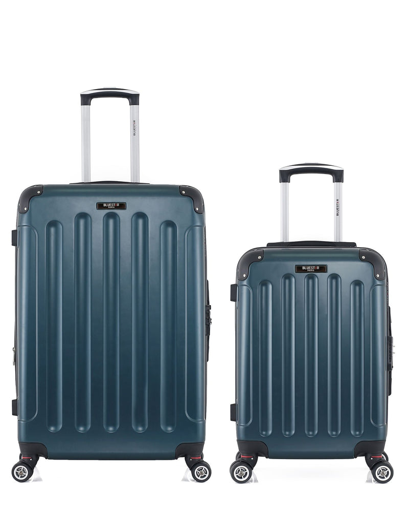 Lot de 2 Valises Rigides Grand Format et Cabine TUNIS