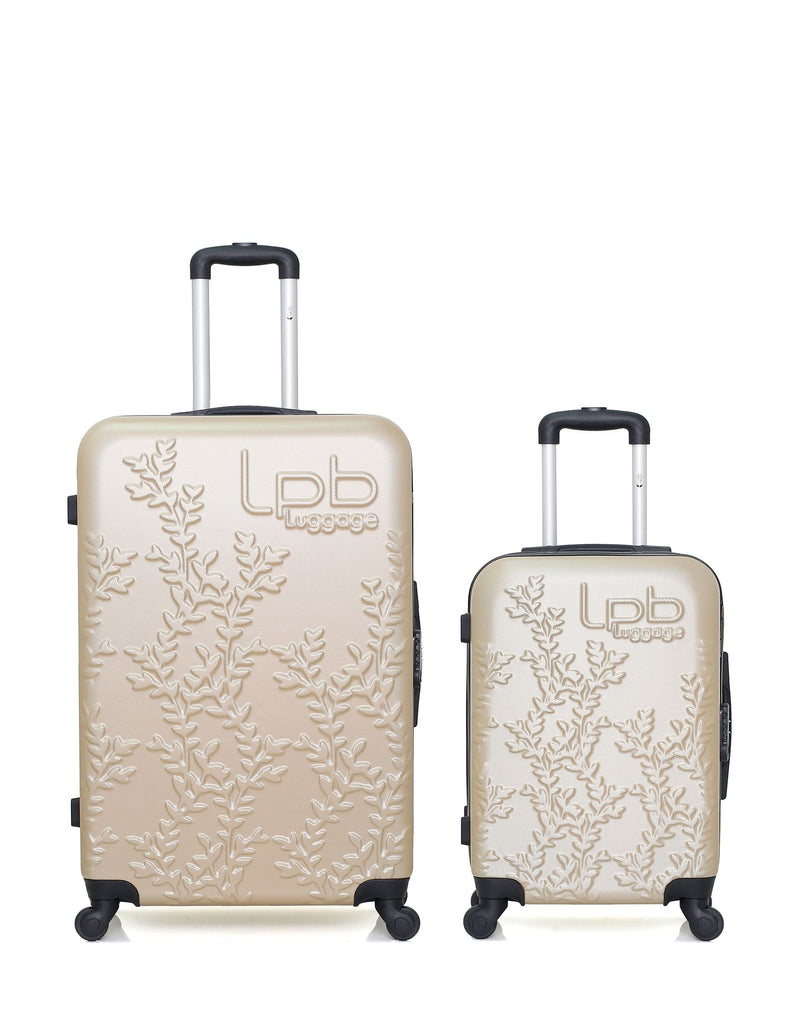 Lot de 2 Valises Rigides Grand Format et Cabine NAIS