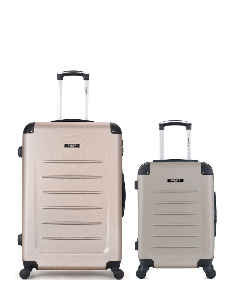 Lot de 2 Valises Rigides Grand Format et Cabine OPERA