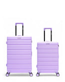 Lot de 2 Valises Rigides Grand Format et Taille Moyenne LUGANO