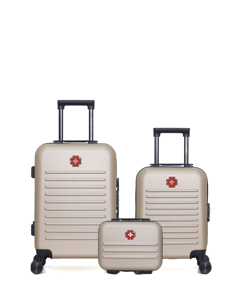 Lot de 3 Valises Rigides Cabine, Cabine XXS et Vanity WIL