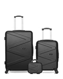 Lot de 3 Valises Rigides Grand Format, Cabine et Vanity AMAZONE