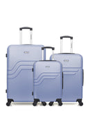 Lot de 3 Valises Rigides Grand Format, Taille Moyenne et Cabine QUEENS