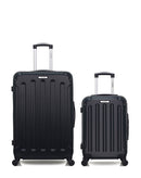 Lot de 2 Valises Rigides Grand Format et Cabine MADRID