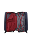 Lot de 4 Valises Rigides Grand Format, Taille Moyenne, Cabine XXS et Vanity ZURICH