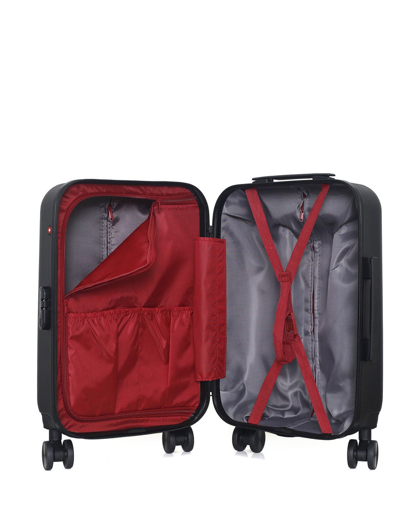 Lot de 2 Valises Rigides Taille Moyenne et Cabine XXS RUTI