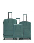 Lot de 3 Valises Rigides Grand Format, Taille Moyenne et Cabine GALINA