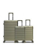 Lot de 3 Valises Rigides Grand Format, Cabine et Cabine XS LUGANO