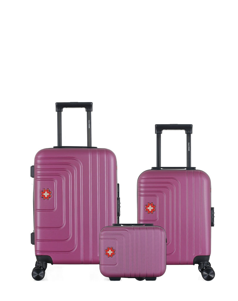 Lot de 3 Valises Rigides Cabine, Cabine XXS et Vanity RUTI