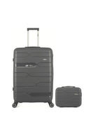 Lot de 2 Valises Rigides Grand Format et Grand Vanity PEGASE