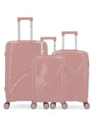 Lot de 3 Valises Rigides Taille Moyenne, Cabine et Cabine XS LYRA