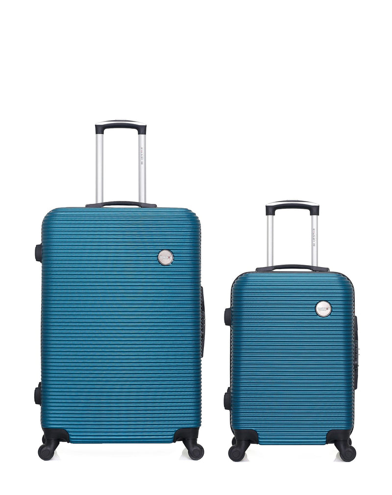 Lot de 2 Valises Rigides Grand Format et Cabine LONDON