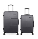 Lot de 2 - Valise grand format et valise weekend MIAMI