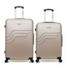 Lot de 2 - Valise grand format et valise weekend QUEENS