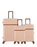Lot de 3 Valises Rigides Grand Format, Cabine et Cabine XS ZERMATT
