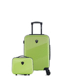 Lot de 2 Valises Rigides Cabine et Vanity PETER