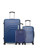 LOT DE 3 - Valises grand format, cabine et cabine XXS QUEENS