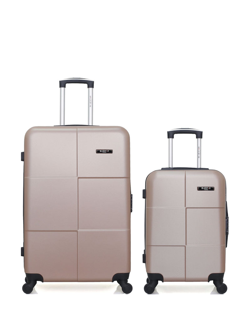 Lot de 2 Valises Rigides Grand Format et Cabine MIAMI