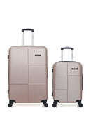 Lot de 2 Valises Rigides Grand Format et Cabine MIAMI