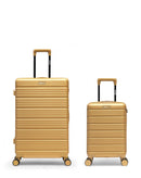 Lot de 2 Valises Rigides Grand Format et Cabine XS LUGANO
