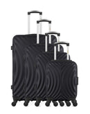 Set de 4 Valises Rigides Grand Format, Taille Moyenne, Cabine et Cabine XXS LAGOS-M