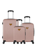 Lot de 3 Valises weekend , valise cabine et valise cabine XXS AGATA