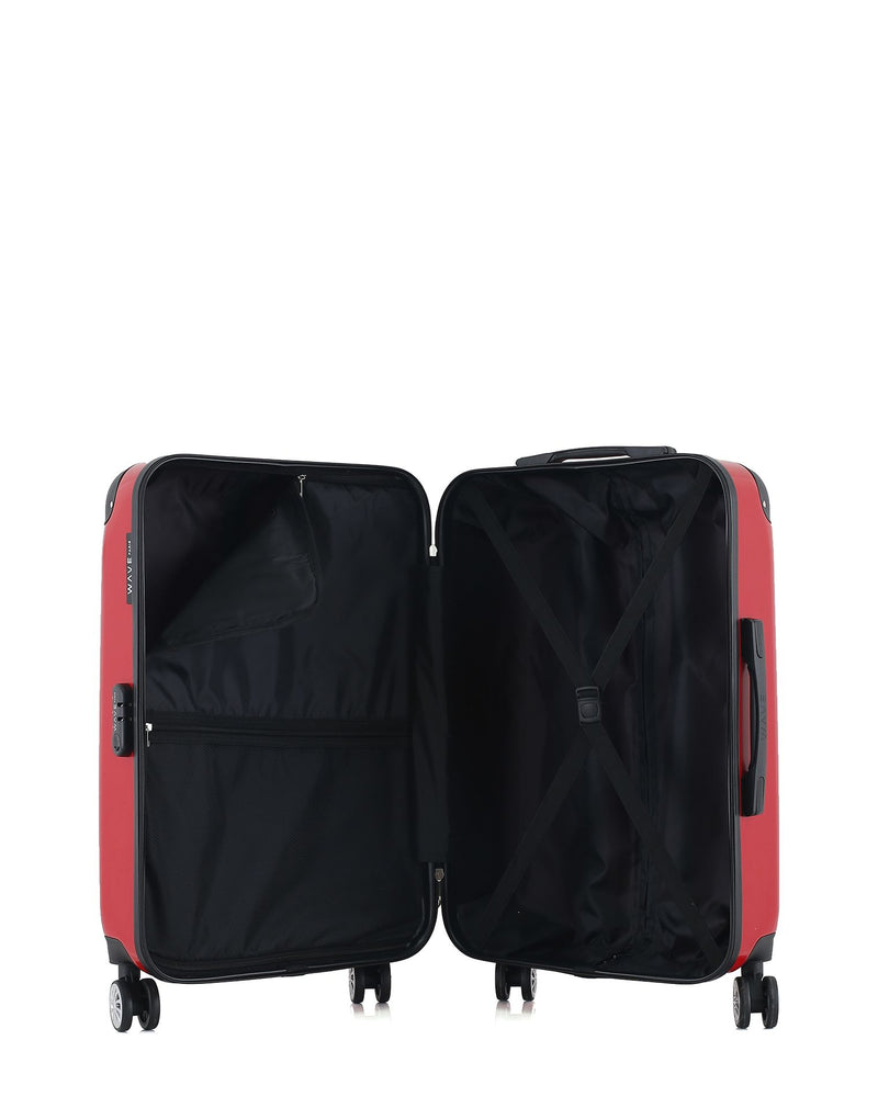 Lot de 2 Valises Rigides Taille Moyenne et Cabine DENALI