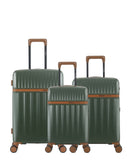 Lot de 3 Valises Rigides Taille Moyenne, Cabine et Cabine XS ZERMATT