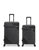 Lot de 2 Valises Rigides Grand Format et Taille Moyenne WOHLEN