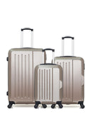 Lot de 3 Valises Rigides Grand Format, Taille Moyenne et Cabine VESUVIO