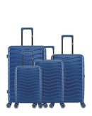 Lot de 4 Valises Rigides Grand Format, Taille Moyenne, Cabine et Cabine XS SEATTLE