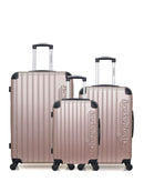Lot de 3 Valises Rigides Grand Format, Taille Moyenne et Cabine BUDAPEST