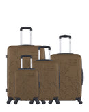 Lot de 4 Valises Rigides NAIS